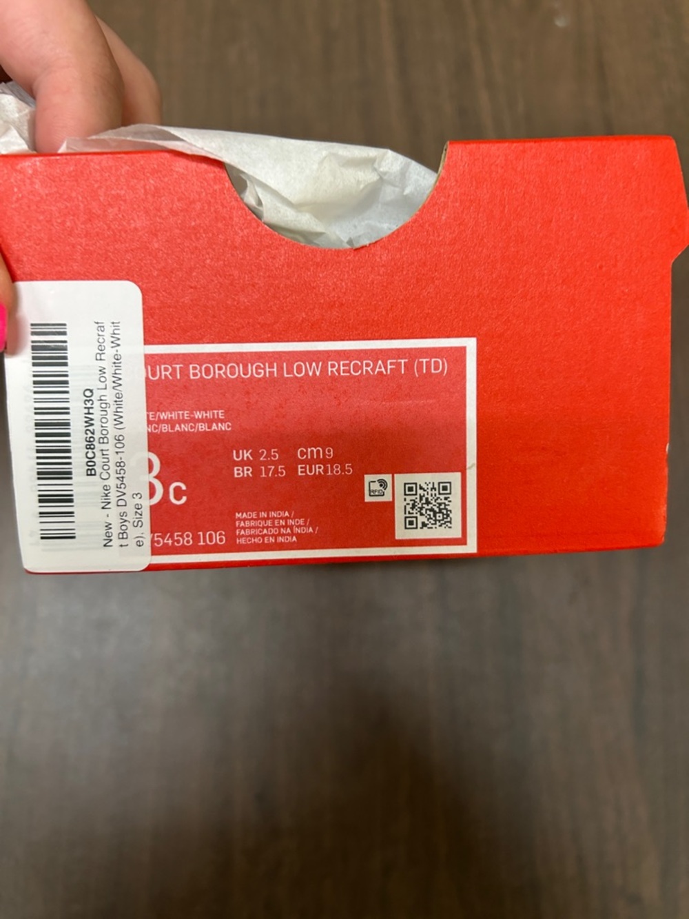 Nike Court Borough Low Recraft in White - Picture 2 of 4